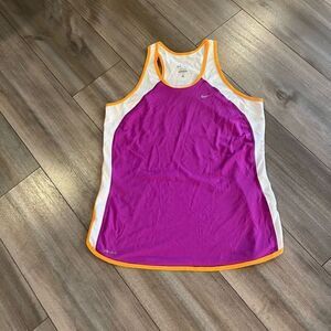 Nike Purple Athletic Workout‎ Tank Top Women  Large Bin O-41